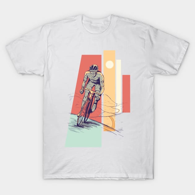 Cyclist Race - Cycling Shirt, Biking T shirt, Bicycle Shirts, Gifts for a Cyclist, Bike Rider Gifts, Cycling Funny Shirt T-Shirt by Popculture Tee Collection